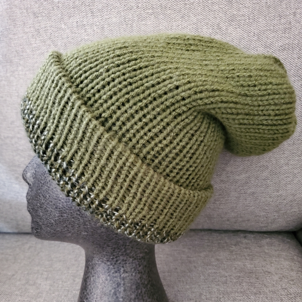 Reversible Handmade Beanie - Picture 3 of 4